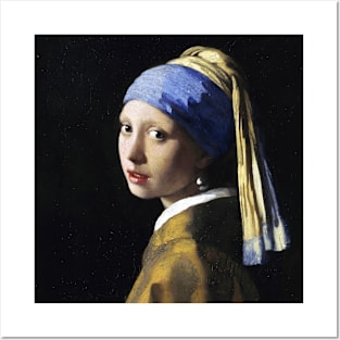 The girl with a pearl earring Posters and Art